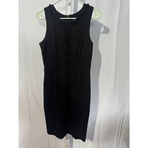 (823) Black J. Crew Dress Size 4